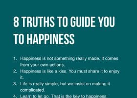 8 truths guide happiness